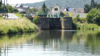 Entrance to lock #50 at Revin, bypassing a 360-degree loop of the river around the town of Revin. 
