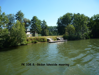 Mooring on the southern edge of Sedan, PK 108.8 right bank, recreation lake behind mooring.