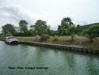 A country mooring near Alma, above lock 34, PK 131.3 left bank.
