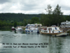 The river rejoins the canal at Dun; port at PK 161.3, right bank.