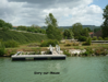 On another long canalized section, a small but pleasant mooring at Sivry, PK 174.3 right bank.