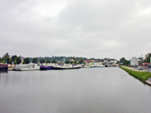 The Port de Commerce at Briare is the northern end of the Canal lateral a la Loire.
