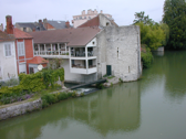 Many small non-navigablecanals cross the city, thus it has been called the "Venice of Burgundy".